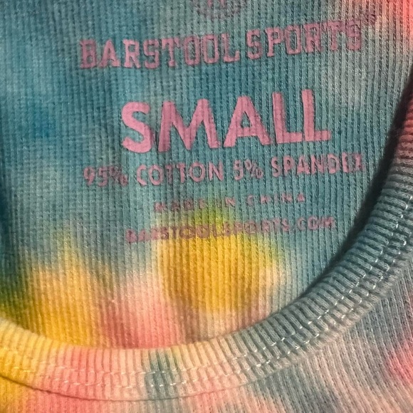 Call Her Daddy x Barstool Sports tie-dye crop tank purple logo OG DADDY GANG - Picture 12 of 15